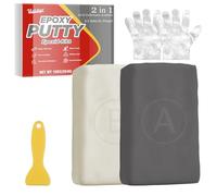 Epoxy Putty, 280g Pool Filler Putty, 2 in 1 Underwater or Above Fast Repair Puttys, Epoxy Sculpt Clay for Bonding Plastic Metal Ceramic Wood Tile, Fix Leaks, Cracks, Hole, Mega Adhesion (Grey)