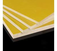 Epoxy Resin Boards, Insulation Panel FR4 Laminated , 3240 Epoxy Board Fiberglass Sheet, 100X100mm High-Temp Electrical Resin Boards(100mm*100mm*0.8mm 10pcs)