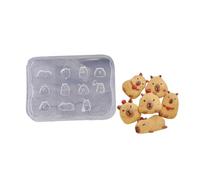 Epoxy Resin Bread Cookie Small Cartoon Shaped Clay for 1:12 Scale Miniature Silicone Mold Craft Mold