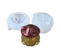 Epoxy Resin Candle Holder Jewelry Box Storage Jar Lid Candle Cup Silicone Mold and Lid Wax Resin Tree Mold