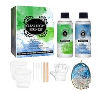 Epoxy Resin Kit 2X3oz | Craft Resin Epoxy Kit Clear,Hardener Anti-Yellowing Self-Leveling High-Gloss Fast-Curing for Repair Jewelry Art River Table