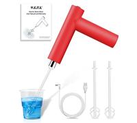 Epoxy Resin Mixer, WJCJTJL Handheld USB Powered Resin Stirrer for Without Bubbles, Glitter Resin, Glazes and Paint, Resin Molds Mixing, Epoxy Glitter Tumblers Cups Making (Included 2 Pcs Paddles)