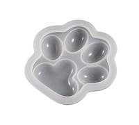 Epoxy Resin Mold 3D Cats Paw Container Silicone Mold Making Ornament Tool Jewelry Storage Box Plaster Silicone Epoxy Resin Molds Rectangle Keychain Jewelry for Beginners Unique