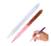 Epoxy Resin Pen Mold - Silicone Casting Moulds for Ballpoint Making, Flexible Reusable Form, Easy Craft Tool | DIY Supplies for Jewelry, Ornaments, Keyrings, Handmade, Creative Resin Art
