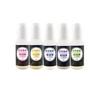 Epoxy Resin Pigment-5 Colors Transparent Starry Sky UV Epoxy Resin Dye Liquid for UV Resin Coloring,Resin Jewelry Makin