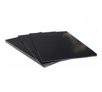 Epoxy Resin Plate,1pcs G10 FR4 Fiberglass Sheet - 0.2mm to 4mm Thick, Black Ideal for Electrical and Mechanical Applications(200MM x 200MM 0.2mm)