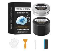 Epoxy Resin | Polierset | Epoxy Resin Polishing Set | Crushing and Scratch Removal Cream, Provides the Shine of Artwork, DIY and Tables for Beginners,