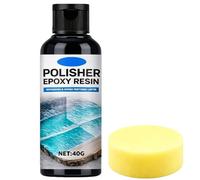 Epoxy Resin Polish 40ml, Premium Epoxy Resin Polishing Wax Cleaner Kit for Scratching, Sanding, Polish, for Metal & Stone Table Countertop & Jewelry Restore Shine (1Pcs)