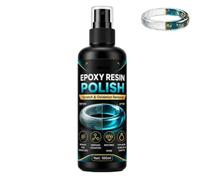 Epoxy Resin Polish Spray Scratch Remover, Resin Polishing Cleaner, Restore High Gloss Finish, Gentle Formula, Removes Scratches and Sanding Marks, Restores The Shine of Tables, resins, and Crafts