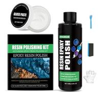 Epoxy Resin Polishing Kit, Epoxy Resin Polishing Compound, Specially Formulated for High-Gloss Finishes, for Scratching, Sanding and Surfaces, Decoration Tool for High-Gloss Finishes