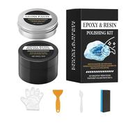 Epoxy Resin Polishing Kit - Packaging Size: About 7x5.8x8.5cm/2.76x2.28x3.35 Inches 107879 Polishing Compound 500g Fine Blue Product Weight: About 130g Decoration Model Professionals Beginn
