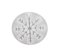 Epoxy Resin Snowflake Molds for Jewelry Crafting Soft Silicone Mold for Earrings Necklace and Keychain Pendant Creation Festival Gift Making Mold
