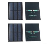Epoxy Resin Solar Cell 0.65W 60x80mm Weatherproof | Weatherproof epoxy layer, wind and snow resistant, long lifespan, black finish, lightweight build