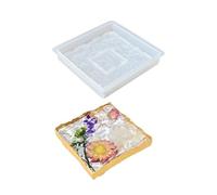 Epoxy Resin Water Ripple Cup Mat Home Decor Mould Easy Release Silicone Coaster Mold Handmade Craft Supplies