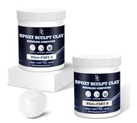 Epoxy Sculpt Magic Sculpt 2 Part Modeling Compound for Epoxy Clay, Modeling, Building and Repairing (White, 1 Pound)