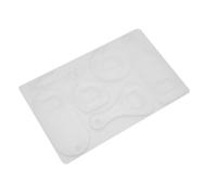 Epoxy Silicone Mold for Beer Bottle Openers with 5 Rings | White Silicone, 10 Screws and Screwdriver Included, Easy Demoulding for Crafters and Resin Artists