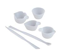 Epoxy Split Cup Stir Stick Stir Non-Stick Measuring with Precise Scale Resin Mixing Card Slot Dispensing Resin Kit for Beginners