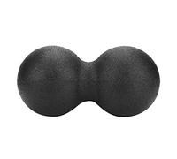 EPP Yoga Foam Roller Massage Ball, High Density Ergonomic Soft Surface Muscle Stress Relief Tool, Yoga Rehabilitation Exercises Stability Workouts Black (24x12cm Double Ball)