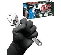 EPPCO Kunzer Nitrile Disposable Gloves Black Grease Bully Size XL (Dispenser of 100)