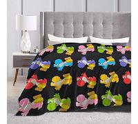 Eppedtul Paper Craft Yoshis Yoshi&39s Crafted World Stickers Ultra-Soft Micro Fleece Blanket Couch 60"" x50