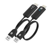eppfun Wireless HDMI Transmitter and Receiver 1080P, Wireless HDMI Extender for Streaming Video and Audio from Laptop/PC to Monitor/Projector/TV, HDMI Dongle