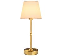 EppieBasic Rechargeable Table Lamp Cordless: Fast Charging & Long Lasting - 2700K Warm Light Vintage Gold Lamps for Women Housewife - Living Room Dinning Bedroom