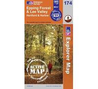 Epping Forest and Lee Valley: Sheet 174 (OS Explorer Map Active)