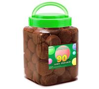 Eppingwin 90PCS Brown Pom Poms,1.5 Inch Soft Pompoms for Crafts, Big Pom Pom for Arts & Crafts DIY Projects (Brown)