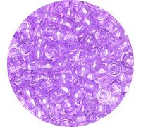Eppingwin Beads and Bead assortments (1000 Pony Beads-Light Purple Transparent)…