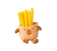 EPRHAY 25cm Ultra-Soft Capybara French Fries Plush Toy Adorable Stuffed Animal Capybara Doll Whimsical Design Cuddly Comfort Fun Novelty Plush Toy