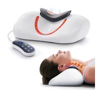 EPROICKS 3-in-1 Electric Neck Massager, 2026 New Cordless Massager, Shiatsu Massager with Heating, Vibration and Traction Function, USB - 3 Modes, 9 Adjustable Frequencies (White)