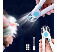 EPROICKS Dog Nail Clippers, Cat Nail Clippers with LED Light, Pet Nail Clippersand Trimmers, Anti Cutting Blood Line, for Small Medium Dogs Cats Rabbits And Guinea Pigs Grooming Tool