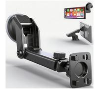 Epronic 360° Rotation Suction Cup Mount for Car Stereo, Portable Apple Carplay Display Holder Dashboard Replacement Mount Bracket for All Navigator CarPlay with 4 Holes on the Back