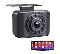Epronic 4 Pin Backup Camera for Mirror Dash Cam AHD1080P, 4 Pin to 2.5mm Jack Backup Camera for Carplay Screen with Dashcam Front/Rear View Cam