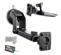 Epronic Carplay Screen Mount(2Pcs), Car CD Slot Mount and Suction Cup Mount, for Carplay Android Auto Screen Phone Holder with Universal 17mm Ball Adapter Windshield Dashboard Bracket