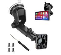 Epronic Carplay Screen Mount with Scrwes, Flexible Suction Cup Bracket for 7"/ 9"/ 10.26" Car Android Auto Screen Upgraded Windshield Dashboard Suction Cup Mount