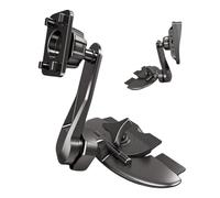 Epronic CD Slot Mount for CarPlay Screen Adjustable Arm and 360° Rotating Universal Head Compatible with in-Car Monitors CD Slot CarPlay Mount