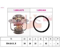 EPS 1.880.657 Thermostat, coolant for NISSAN