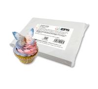 EPS A4 Edible Wafer Paper - 100 Sheets - (0.35-0.4mm thickness) Quality Wafer Paper - For Edible Printing, Cake Decorating and Burn Away Cakes