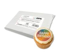 EPS A4 Edible Wafer Paper - Pack of 100 Sheets (0.35-0.4mm thickness) Quality Wafer Paper - For Edible Printing, Cake Decorating and Burn Away Cakes