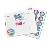EPS Easy-Print Pre-Cut Icing Sheets with 2" / 5cm Circles | 25 Pack, Pre-Cut Design, Easy-Print, 2" Circles, 15 Circles per Sheet, 375 Cupcake Toppers per Pack