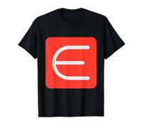 Epsilon - Fifth Letter of the Gr lphabet Value Graphic T-Shirt, Men, Black, L