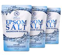 Epsom Bath Salts 3kg - 3000g - 100% Pure & Natural Epsom Salt - Concentrated Magnesium Sulphate - Soothing & Relieves Sore Muscles - Relaxation & Detoxifying - Body Care - Heals - Best Good Sleep