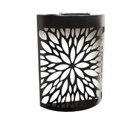 Epsom Door Handle Epsom Curved Solar Wall Panels Moroccan Flower Leaf Designs 25.5 X 19 X 5.5 Cm Weatherproof Metal Garden Led Light for Fence Patio Balcony (Abstract Flower Solar)