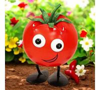 Epsom Door Handle Metal Tomato Veggie Patch Pal - 15.5 x 12 x 11 CM | Fun & Quirky Metal Garden Ornament | Weatherproof Tomato Plant Decor for Vegetable Patches, Planters & Outdoor Spaces