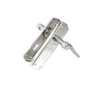 Epsom Door Handle Premium Polished Chrome Lever Set - Long Backplate Design - Supplied with 3-Lever Mortice Sash Mechanism - Stellar Style - 1 Pair