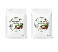 Epsom Salt for Plants 5kg - Magnesium Sulphate Crystals for Roses, Tomatoes, Flowers, Vegetables, Houseplants, Greenhouse