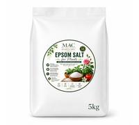 Epsom Salt for Plants 5kg - Magnesium Sulphate Crystals for Roses, Tomatoes, Flowers, Vegetables, Houseplants, Greenhouse
