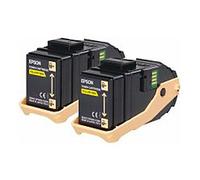 Epson 0606 Original Toner Cartridge C13S050606 Yellow Duopack Pack of 2