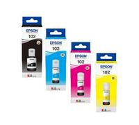 Epson 102 Full Set of Epson EcoTank Printer Ink Bottles C13T03R640